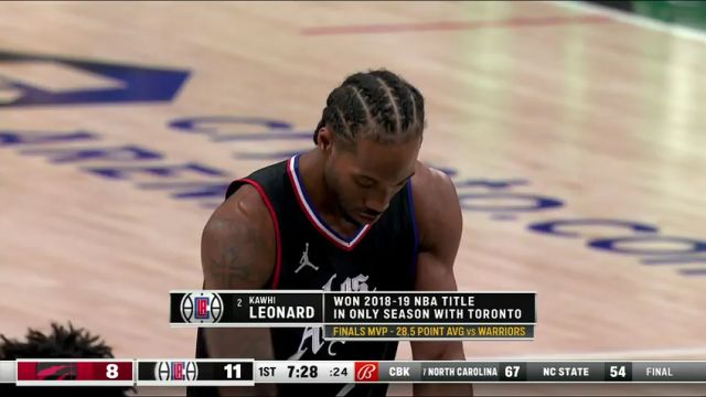 【2024年01月11日】NBA常規(guī)賽：猛龍vs快船第1節(jié)英文原聲錄像回放