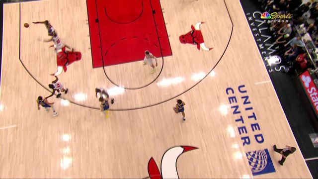 【2024年01月13日 勇士vs公牛集锦】强硬的打法堪称小牛犊 库明加空中对抗出手打成2+1