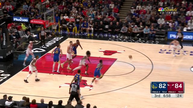 【2024年01月13日 勇士vs公牛集锦】今天的嘴哥扔掉了枸杞杯 维金斯活力满满欧洲步上篮打进