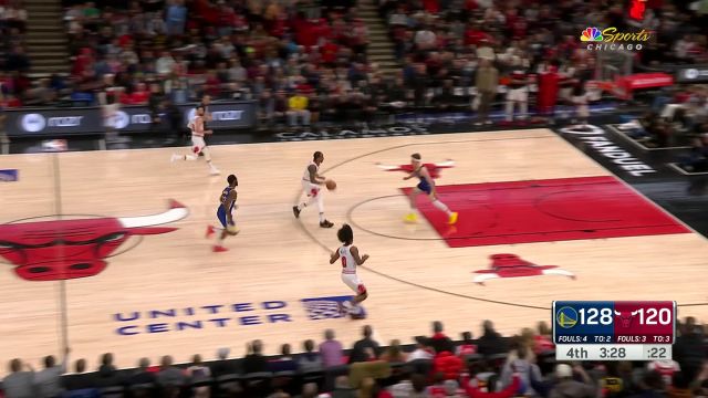 【2024年01月13日 勇士vs公牛集锦】为什么说篮球很有魅力 德罗赞科比-怀特连得4分紧咬分差