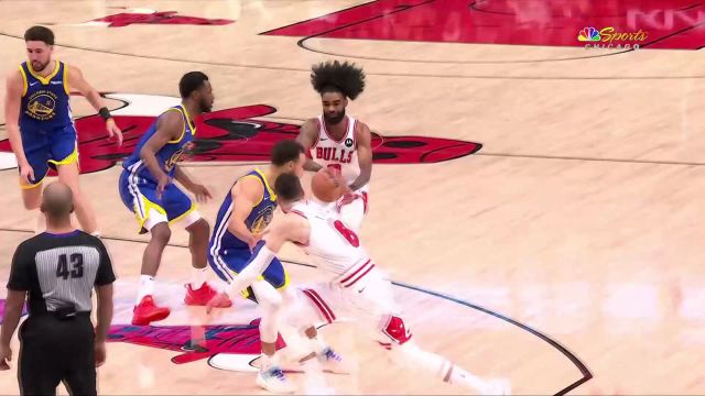 【2024年01月13日 勇士vs公牛集锦】勇士140-131公牛 水花兄弟下半场发威德罗赞空砍39+6