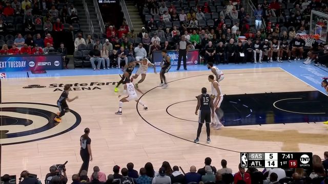 【2024年01月16日 马刺vs老鹰集锦】马刺99-109老鹰 文班亚马空砍26+13特雷杨36+13率队取胜