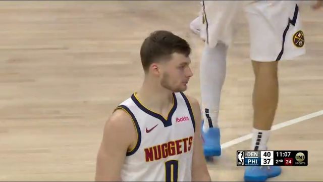 【2024年01月17日】NBA常規(guī)賽：掘金vs76人第2節(jié)中文解說錄像回放