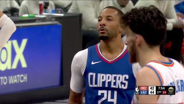 【2024年01月17日】NBA常規(guī)賽：雷霆vs快船第2節(jié)中文解說錄像回放