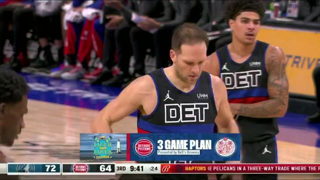 【2024年01月18日】NBA常規(guī)賽:森林狼vs活塞第3節(jié)英文解說錄像回放