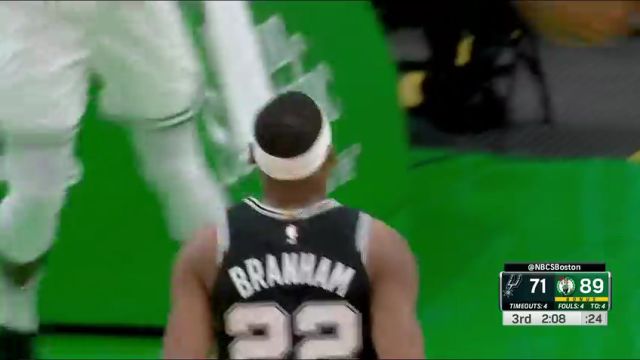 【2024年01月18日】NBA常規(guī)賽：馬刺vs凱爾特人第3節(jié)中文解說錄像回放
