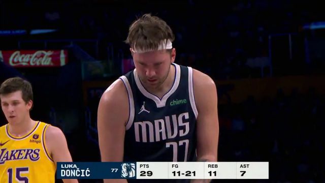 【2024年01月18日】NBA常規(guī)賽：獨行俠vs湖人第3節(jié)中文解說錄像回放