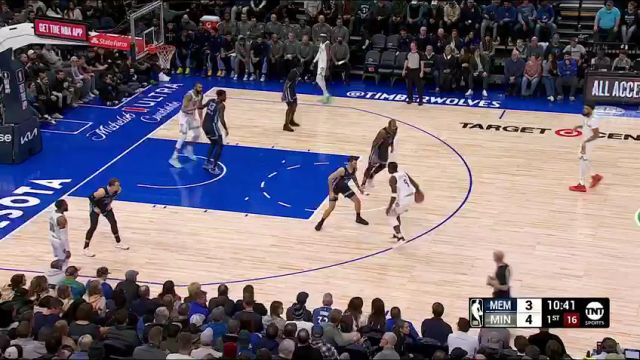 【2024年01月19日】NBA常規(guī)賽：灰熊vs森林狼第1節(jié)英文原聲錄像回放