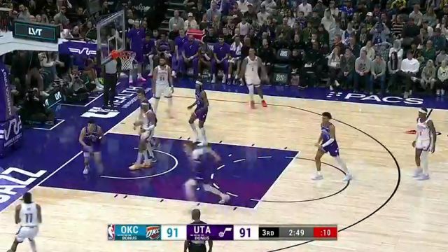 【2024年01月19日】NBA常規(guī)賽:雷霆vs爵士第3節(jié)英文原聲錄像回放