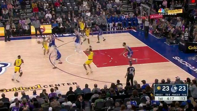 【2024年01月19日】NBA常規(guī)賽:步行者vs國王第1節(jié)中文解說錄像回放