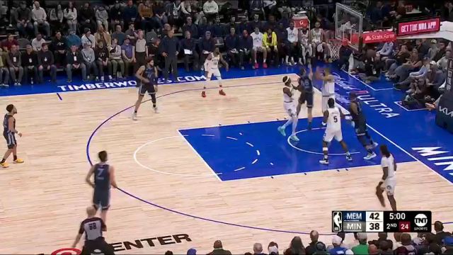 【2024年01月19日】NBA常規(guī)賽：灰熊vs森林狼第2節(jié)英文原聲錄像回放