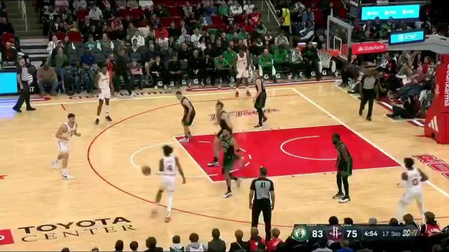 【2024年01月22日】NBA常規(guī)賽：凱爾特人vs火箭第3節(jié)英文原聲錄像回放