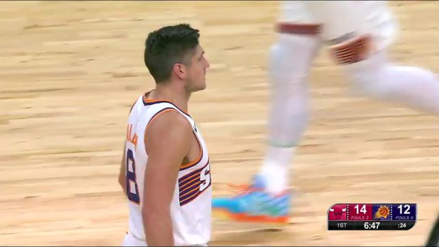 【2024年01月23日】NBA常規(guī)賽：公牛vs太陽(yáng)第1節(jié)中文解說(shuō)錄像回放