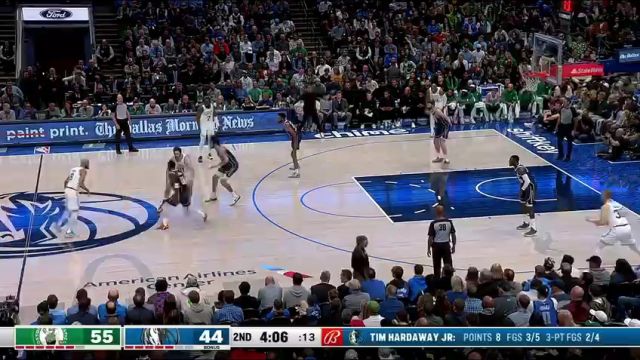 【2024年01月23日】NBA常規(guī)賽：凱爾特人vs獨(dú)行俠第2節(jié)英文原聲錄像回放