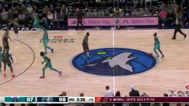 【2024年01月23日】NBA常規(guī)賽:黃蜂vs森林狼第3節(jié)中文解說錄像回放