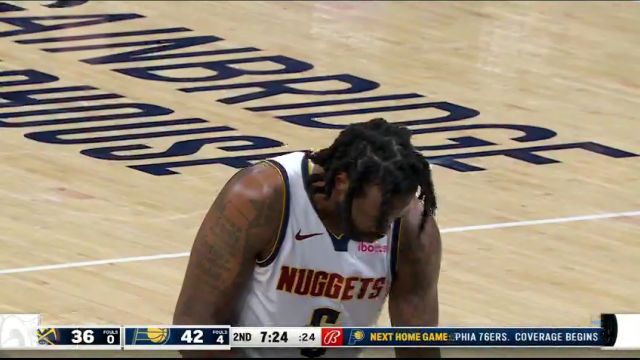 【2024年01月24日】NBA常規(guī)賽：掘金vs步行者第2節(jié)英文原聲錄像回放
