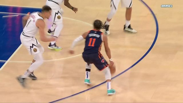 【2024年01月26日 掘金vs尼克斯集錦】柔和手感簡直無解 布倫森晃起對手2+1精準打進