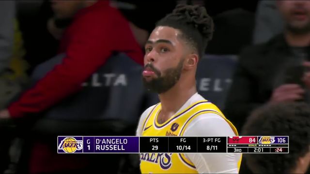 【2024年01月26日】NBA常规赛:公牛vs湖人第3节中文解说录像回放