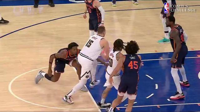 【2024年01月26日】NBA常規(guī)賽：掘金vs尼克斯第1節(jié)英文原聲錄像回放