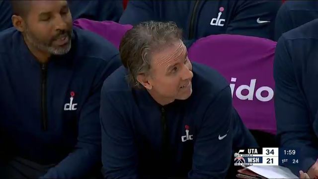 【2024年01月26日】NBA常規(guī)賽：爵士vs奇才第1節(jié)英文原聲錄像回放