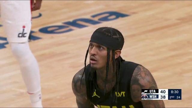 【2024年01月26日】NBA常規(guī)賽：爵士vs奇才第2節(jié)中文解說錄像回放