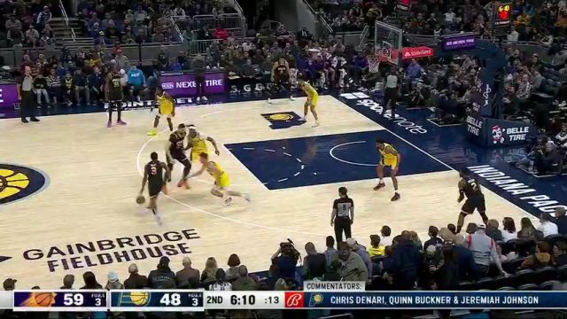 【2024年01月27日】NBA常規(guī)賽：太陽vs步行者第2節(jié)中文解說錄像回放