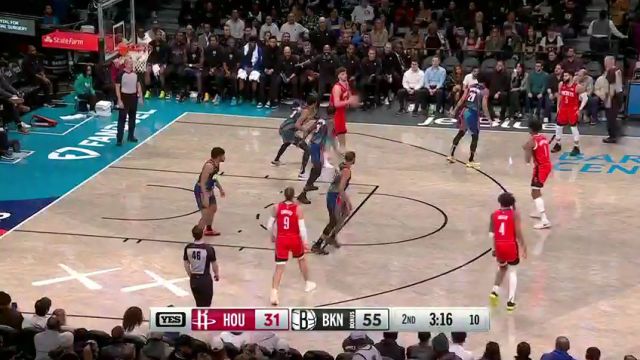 【2024年01月28日】NBA常規(guī)賽：火箭vs籃網(wǎng)第2節(jié)英文原聲錄像回放