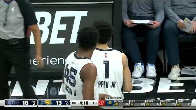 【2024年01月29日】NBA常規(guī)賽：灰熊vs步行者第1節(jié)中文解說錄像回放