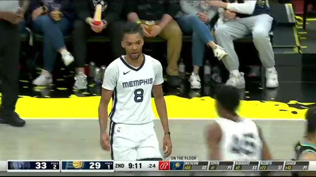 【2024年01月29日】NBA常規(guī)賽：灰熊vs步行者第2節(jié)中文解說錄像回放