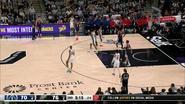 【2024年01月30日】NBA常規(guī)賽:奇才vs馬刺第3節(jié)中文解說錄像回放