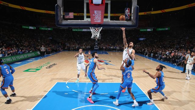 【2024年01月30日 森林狼vs雷霆集锦】森林狼107-101雷霆 麦克丹尼尔斯关键补篮杀死比赛赢得胜利