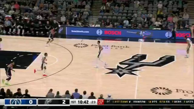 【2024年01月30日】NBA常規(guī)賽:奇才vs馬刺第1節(jié)英文原聲錄像回放