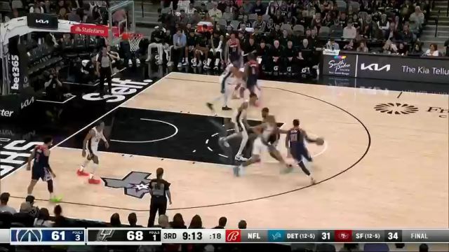 【2024年01月30日】NBA常規(guī)賽:奇才vs馬刺第3節(jié)英文原聲錄像回放