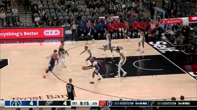 【2024年01月30日】NBA常規(guī)賽:奇才vs馬刺第1節(jié)中文解說錄像回放