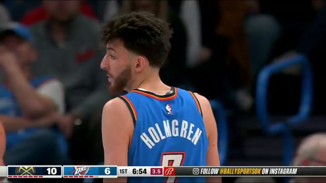 【2024年02月01日】NBA常規(guī)賽：掘金vs雷霆第1節(jié)英文原聲錄像回放
