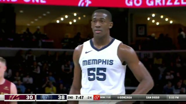 【2024年02月02日】NBA常規(guī)賽：騎士vs灰熊第2節(jié)中文解說(shuō)錄像回放