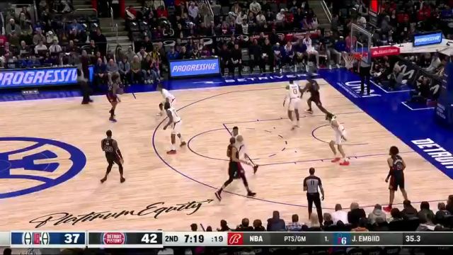 【2024年02月03日】NBA常規(guī)賽:快船vs活塞第2節(jié)英文原聲錄像回放