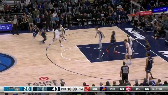 【2024年02月03日】NBA常規(guī)賽：魔術(shù)vs森林狼第2節(jié)中文解說錄像回放