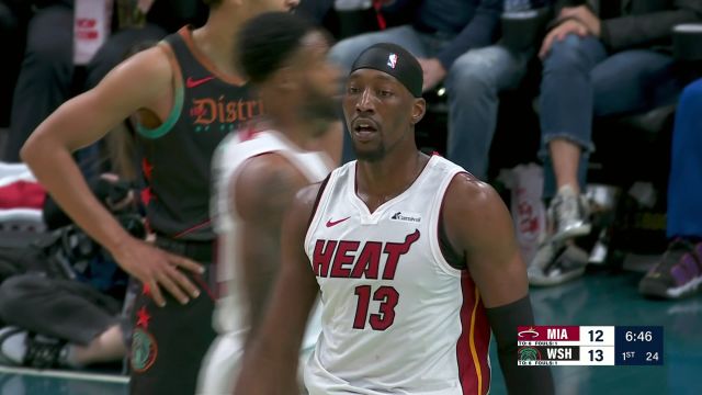 【2024年02月03日 热火vs奇才集锦】这饼吃的真爽!阿德巴约机敏跑位一飞冲天 连续空配得手肆虐篮筐