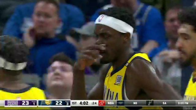【2024年02月03日】NBA常規(guī)賽：國王vs步行者第1節(jié)中文解說錄像回放
