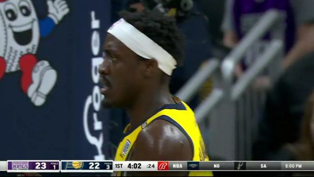 【2024年02月03日】NBA常規(guī)賽：國王vs步行者第1節(jié)英文原聲錄像回放