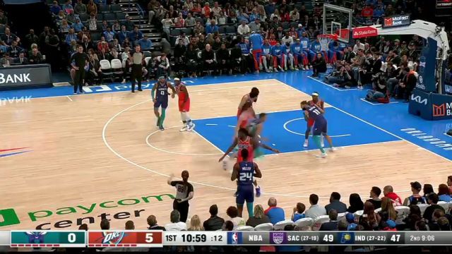 【2024年02月03日】NBA常規(guī)賽:黃蜂vs雷霆第1節(jié)英文原聲錄像回放