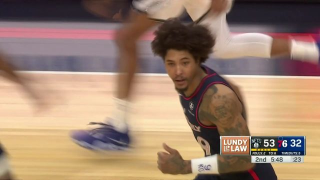 【2024年02月04日 籃網(wǎng)vs76人集錦】完全無視防守！烏布雷順步突破直殺籃下勢如破竹單臂暴扣