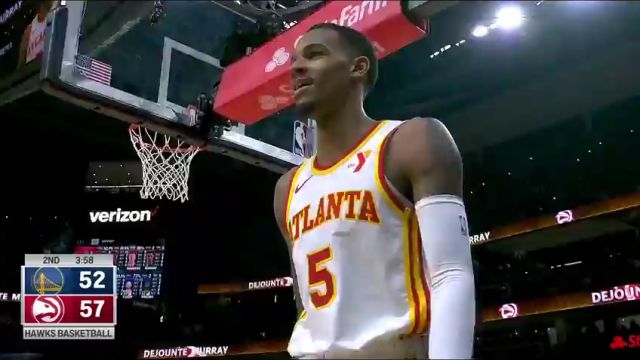 【2024年02月04日】NBA常規(guī)賽：勇士vs老鷹第2節(jié)英文原聲錄像回放