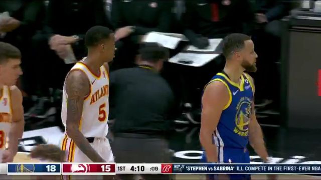 【2024年02月04日】NBA常規(guī)賽：勇士vs老鷹第1節(jié)中文解說錄像回放