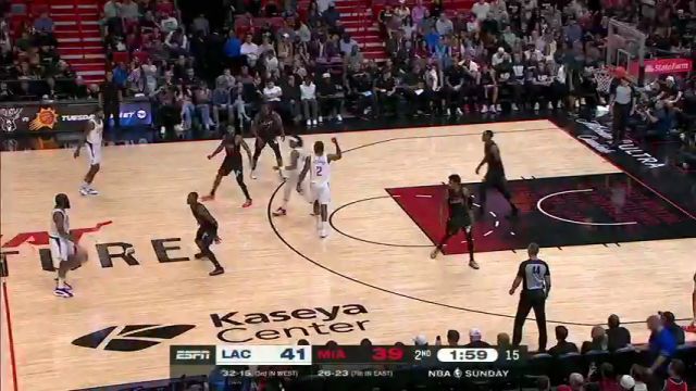 【2024年02月05日】NBA常规赛:快船vs热火第2节中文解说录像回放