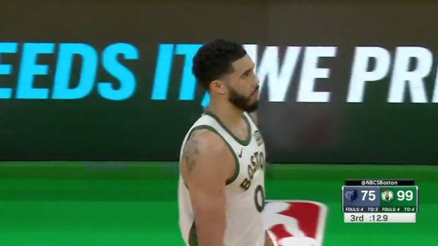 【2024年02月05日】NBA常規(guī)賽:灰熊vs凱爾特人第3節(jié)英文原聲錄像回放