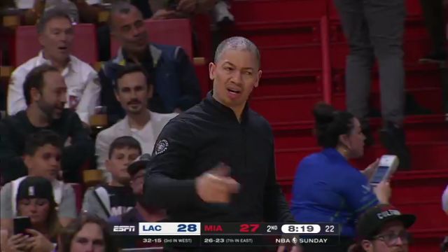 【2024年02月05日】NBA常规赛:快船vs热火第2节英文原声录像回放