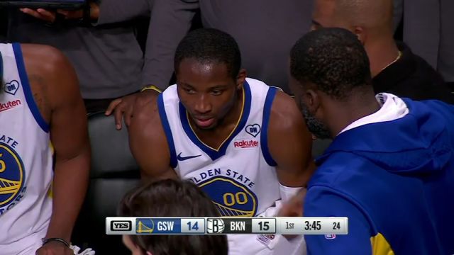 【2024年02月06日】NBA常規(guī)賽：勇士vs籃網(wǎng)第1節(jié)英文原聲錄像回放