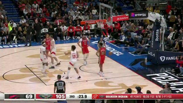 【2024年02月06日】NBA常規(guī)賽:猛龍vs鵜鶘第3節(jié)中文解說(shuō)錄像回放